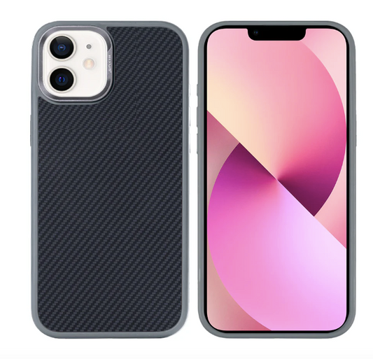 Rixus Mag Carbon With MagSafe For Apple iPhone 11 Titanium Grey