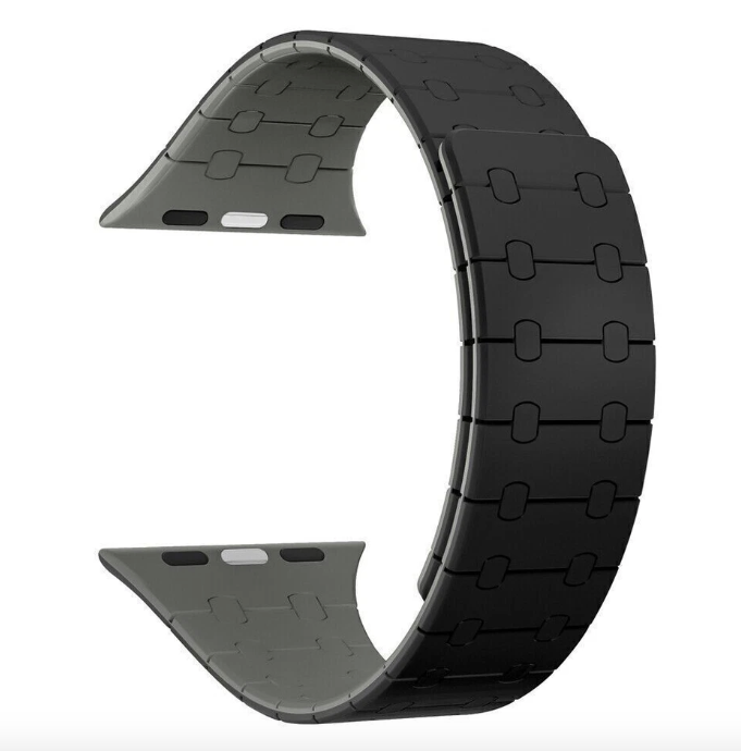 Strap For Apple Watch 42/44/45/49mm Black/Gray