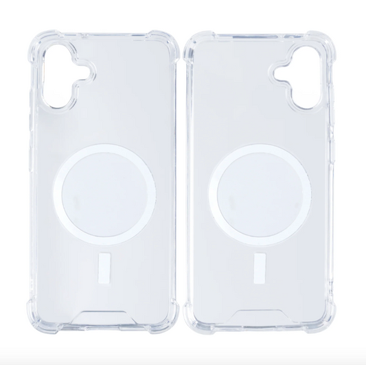 Rixus Anti-Burst Case With MagSafe For Samsung Galaxy A05 Transparent