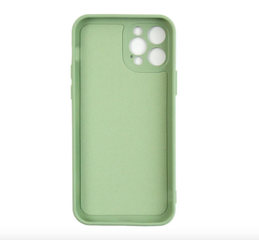 Rixus Soft TPU Phone Case For Apple iPhone 12 Pro Matcha
