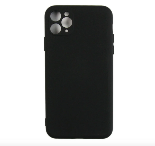 Rixus Soft TPU Phone Case For Apple iPhone 11 Pro Max Black