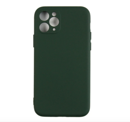 Rixus Soft TPU Phone Case For Apple iPhone 11 Pro Dark Green