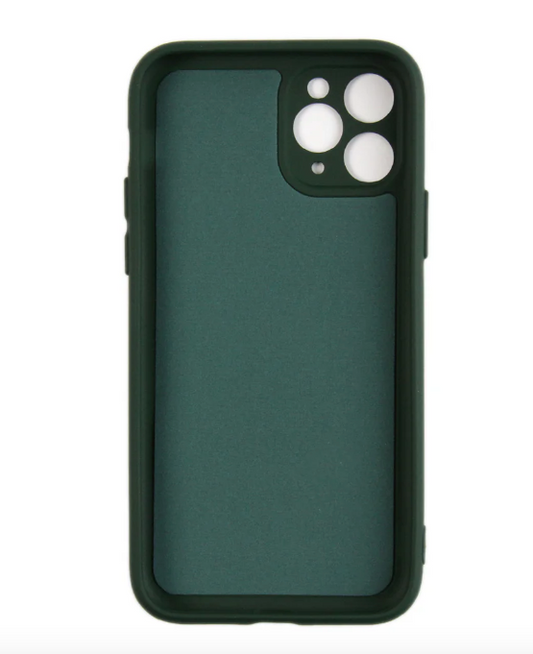 Rixus Soft TPU Phone Case For Apple iPhone 11 Pro Dark Green