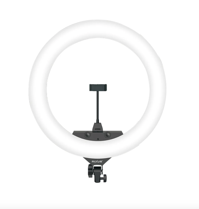 Rixus RXLG14 Selfie Ring Light And Holder Stick 14 inch