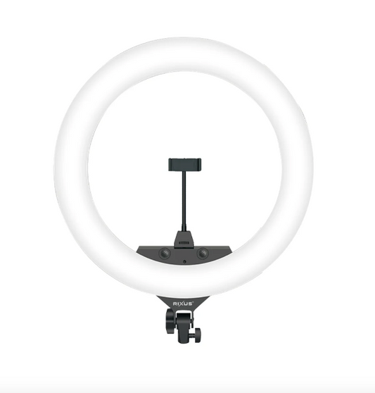 Rixus RXLG14 Selfie Ring Light And Holder Stick 14 inch
