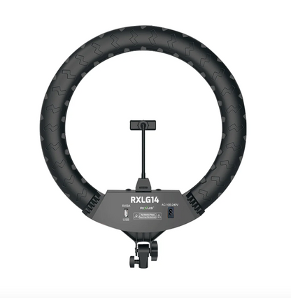 Rixus RXLG14 Selfie Ring Light And Holder Stick 14 inch