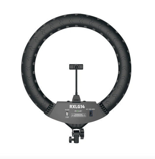 Rixus RXLG14 Selfie Ring Light And Holder Stick 14 inch