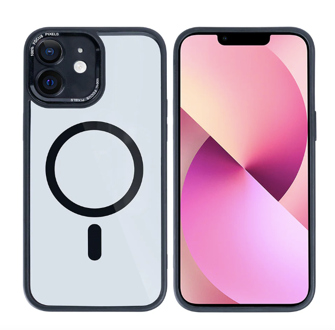 Rixus Classic Case With MagSafe For Apple iPhone 11 Black