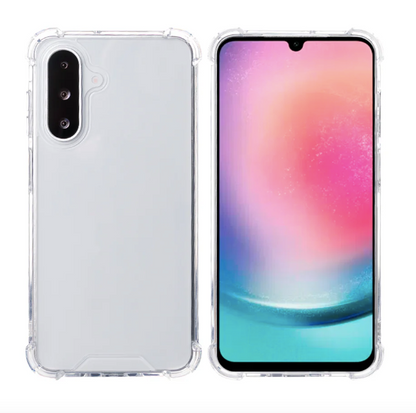 Rixus Anti-Burst Case For Samsung Galaxy A26, A17 Transparent