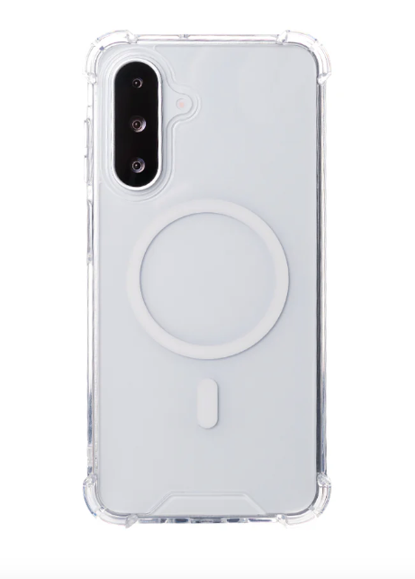Rixus Anti-Burst Case With MagSafe For Samsung Galaxy A26, A17 Transparent