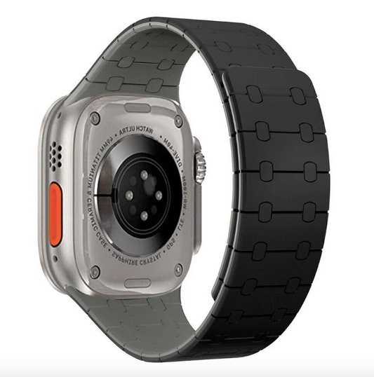 Strap For Apple Watch 42/44/45/49mm Black/Gray