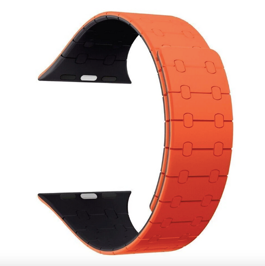 Strap For Apple Watch 42/44/45/49mm Orange/Black