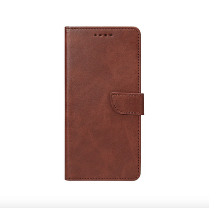 Rixus Bookcase For Samsung Galaxy A26/A17 Brown