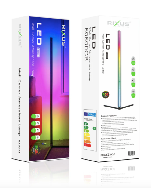 Rixus RXLG33 Wall Corner Atmosphere Led RGB