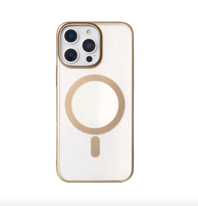 Rixus Instinct Mag Case For Apple iPhone 12 Pro Max Desert Titanium