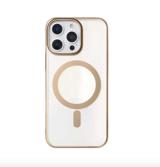 Rixus Instinct Mag Case For Apple iPhone 12 Pro Max Desert Titanium