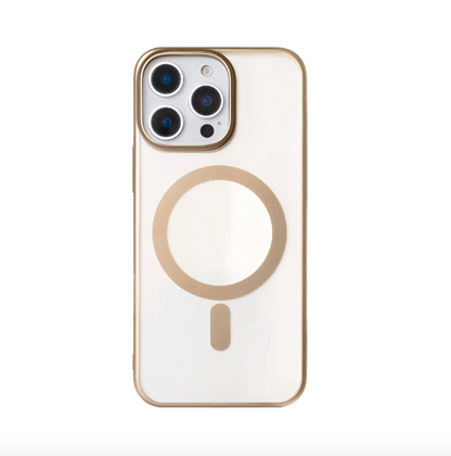 Rixus Instinct Mag Case For Apple iPhone 14 Pro Max Desert Titanium