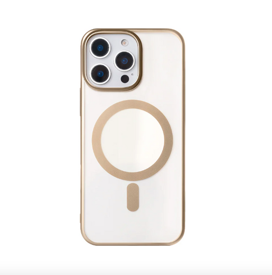 Rixus Instinct Mag Case For Apple iPhone 14 Pro Max Desert Titanium