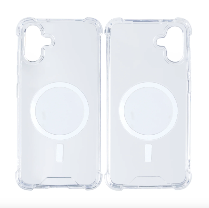 Rixus Anti-Burst Case With MagSafe For Samsung Galaxy A05 Transparent