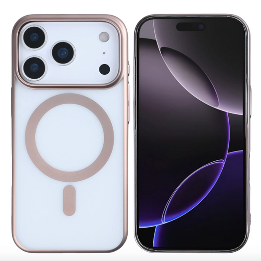 Rixus Instinct Mag Case For Apple iPhone 17 Pro Desert Titanium