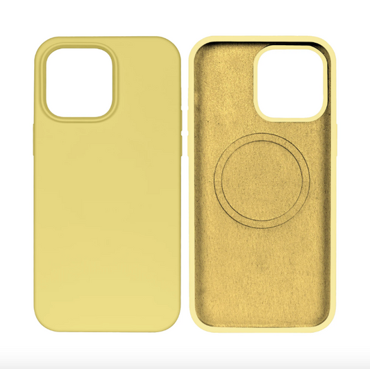 Rixus Soft Phone Case With MagSafe For Apple iPhone 14 Pro Max Gold
