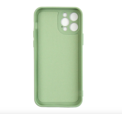 Rixus Soft TPU Phone Case For Apple iPhone 12 Pro Matcha