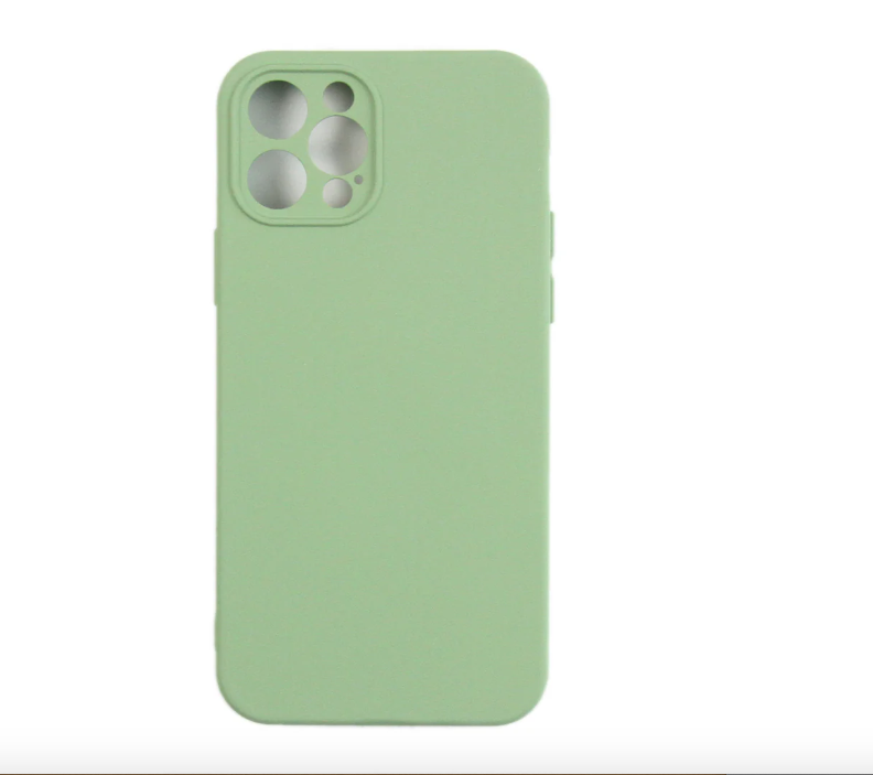 Rixus Soft TPU Phone Case For Apple iPhone 12 Pro Matcha