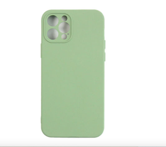 Rixus Soft TPU Phone Case For Apple iPhone 12 Pro Matcha