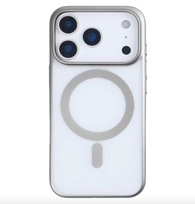 Rixus Instinct Mag Case For Apple iPhone 17 Pro Max Titanium Grey