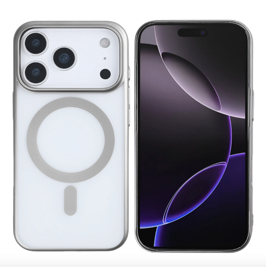 Rixus Instinct Mag Case For Apple iPhone 17 Pro Max Titanium Grey