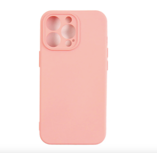 Rixus Soft TPU Phone Case For Apple iPhone 13 Pro Pink