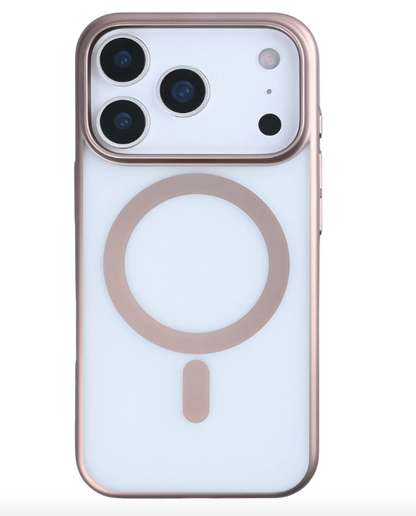 Rixus Instinct Mag Case For Apple iPhone 17 Pro Max Desert Titanium