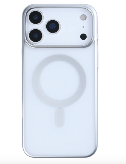 Rixus Instinct Mag Case For Apple iPhone 17 Pro Max Silver