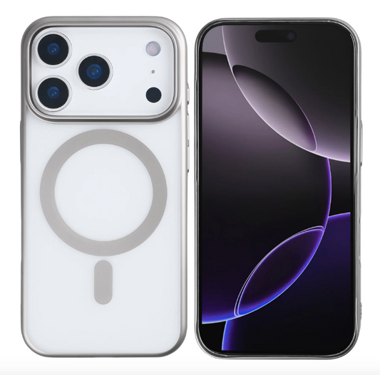 Rixus Instinct Mag Case For Apple iPhone 17 Pro Titanium Grey